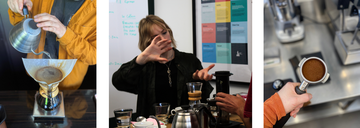 Coffee Learning Barista Training, Coffee Classes, Barista Courses, Home Baristas ...